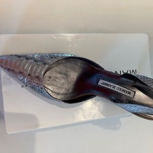 Manolo Blahnik Carolyne BT70BAG Snake slingback